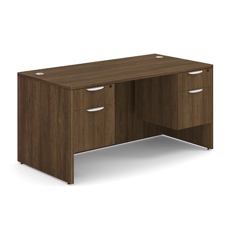 Officesource 29.50'' H, Modern Walnut, 60.00'' W X DBLHDOS103MW